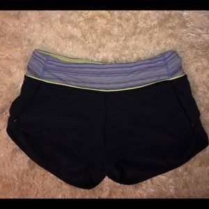 Lulu Lemon size 4 Speed up shorts